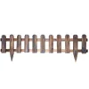 Bordure en bois brule 120 x 30cm