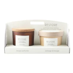 Bougie avec recharge restore