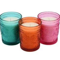 Bougie bonheur des iles verre