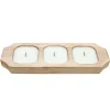 Bougie citronnelle en bois