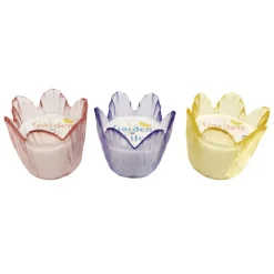Bougie citronnelle fleur verre 3