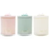 Bougie en verre colore