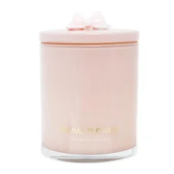 Bougie en verre colore