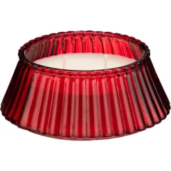 Bougie sapin verre