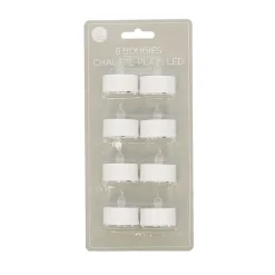 Bougies chauffe plats led x8