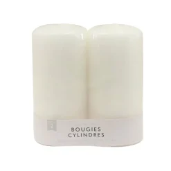 Bougies cylindre x2