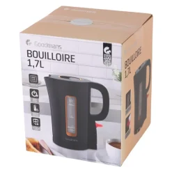Bouilloire 1.7l black/gold