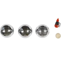 Boule de petanque avec etui