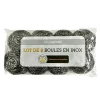 Boules inox x8