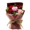 Bouquet de 5 roses artificielles