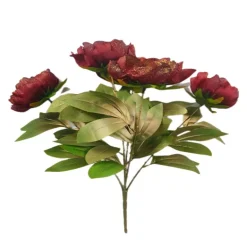Bouquet pivoines paillete