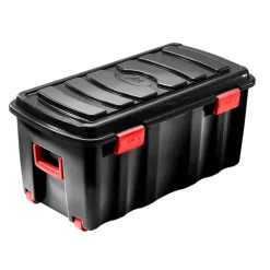 Box avec couvercle + poignee 70l