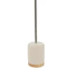Brosse wc et support ciment bois