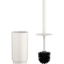 Brosse wc + support beige