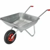 Brouette metal acier galva 65l