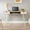 Bureau blanc/bois