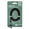 Cable renforce 1m - 2en 1 jack