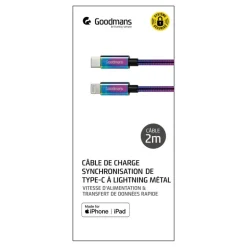 Cable type c to lightning 2 m