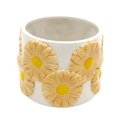 Cache pot fleurs 3d ass o16cm