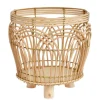 Cache pot rotin naturel