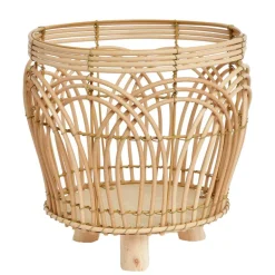 Cache pot rotin naturel
