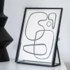 Cadre photo metal & verre
