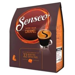 Cafe dosettes x32 saveur caramel