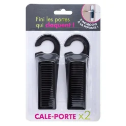 Cale porte x2 plastique