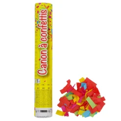 Canon a confettis 25cm multicolo
