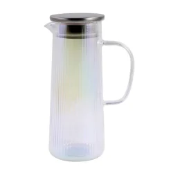 Carafe en verre avec couvercle