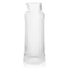 Carafe en verre strie transp 1l