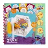 Carnet a colorier a eau stitch