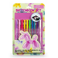 Carnet a croquis et 10 stylos