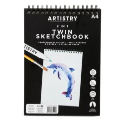 Carnet croquis a4 2en1