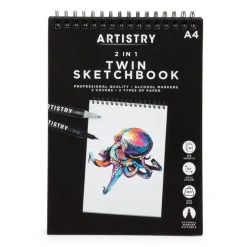 Carnet croquis a4 2en1