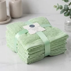 Carre visage lot 5 30x30 vert