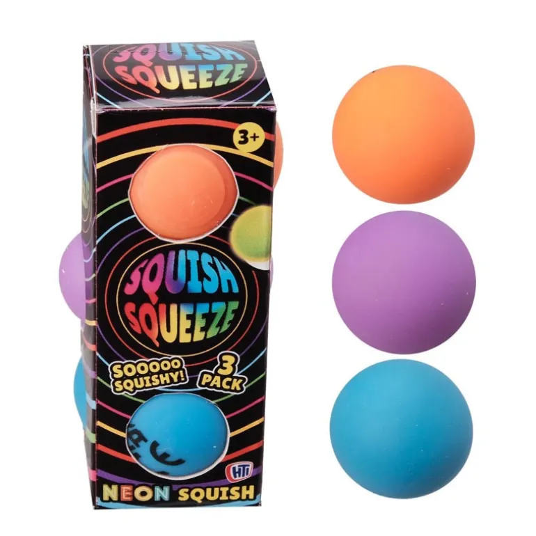 Cdu lot de 3 balles neon super s