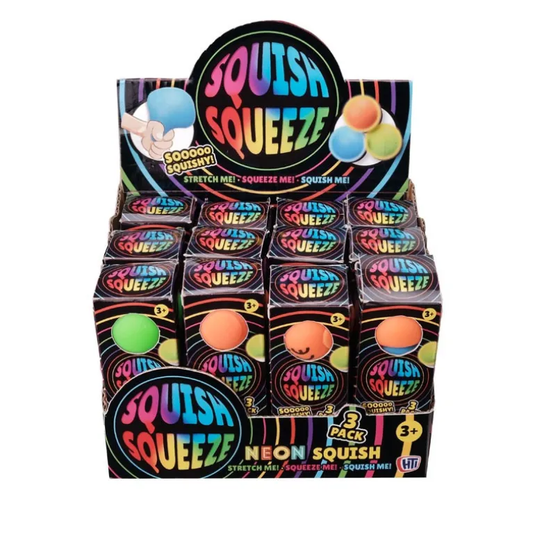 Cdu lot de 3 balles neon super s