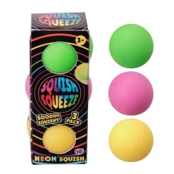 Cdu lot de 3 balles neon super s