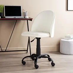 Chaise de bureau creme