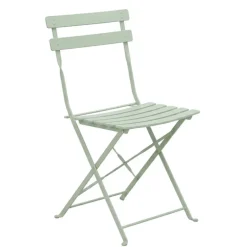 Chaise en metal lisa vert olive