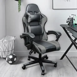 Chaise gamer noir / gris