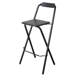 Chaise haute pliante noir