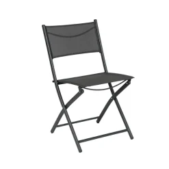 Chaise pliante pacha anthracite