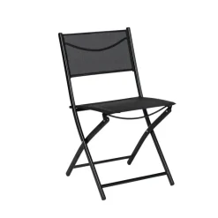 Chaise pliante pacha noire