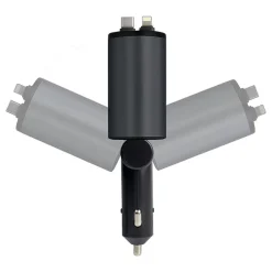 Chargeur voiture cables retract