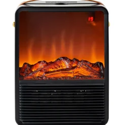 Chauffage vintage effet flamme