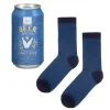 Chaussette dans canette tirelire