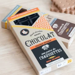 Chaussettes a croquer chocolat