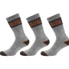 Chaussettesx3 worker gris b&deck
